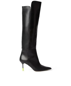 Stivali Alti In Pelle Con Tacco^MSGM Best