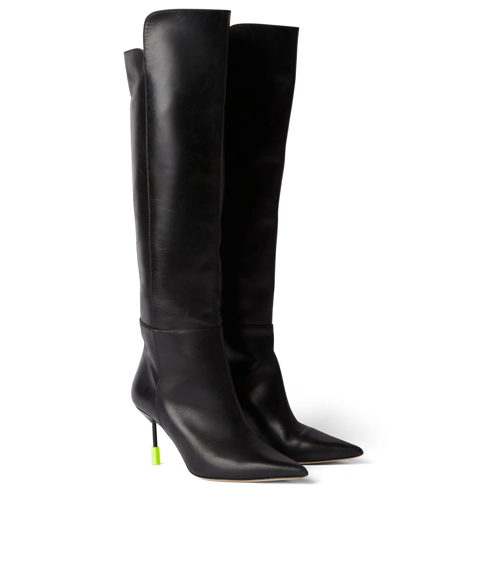 Stivali Alti In Pelle Con Tacco^MSGM Best