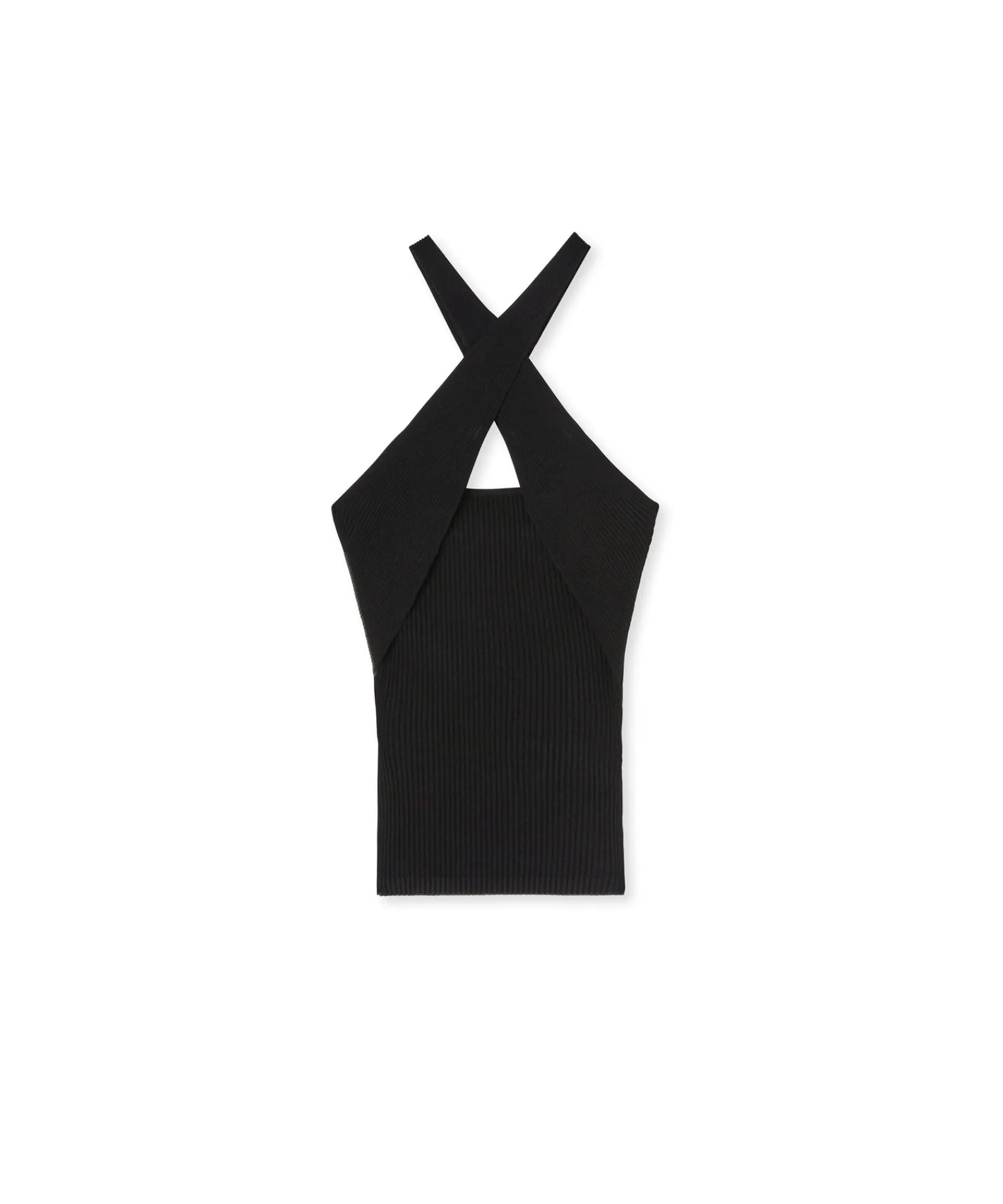 Top Incorciato In Viscosa Elasticizzata A Coste^MSGM Discount