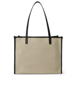 Tote Bag In Cotone Canvas E Dettagli In Pelle^MSGM Store