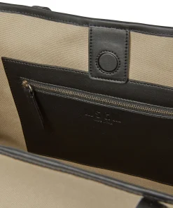 Tote Bag In Cotone Canvas E Dettagli In Pelle^MSGM Store