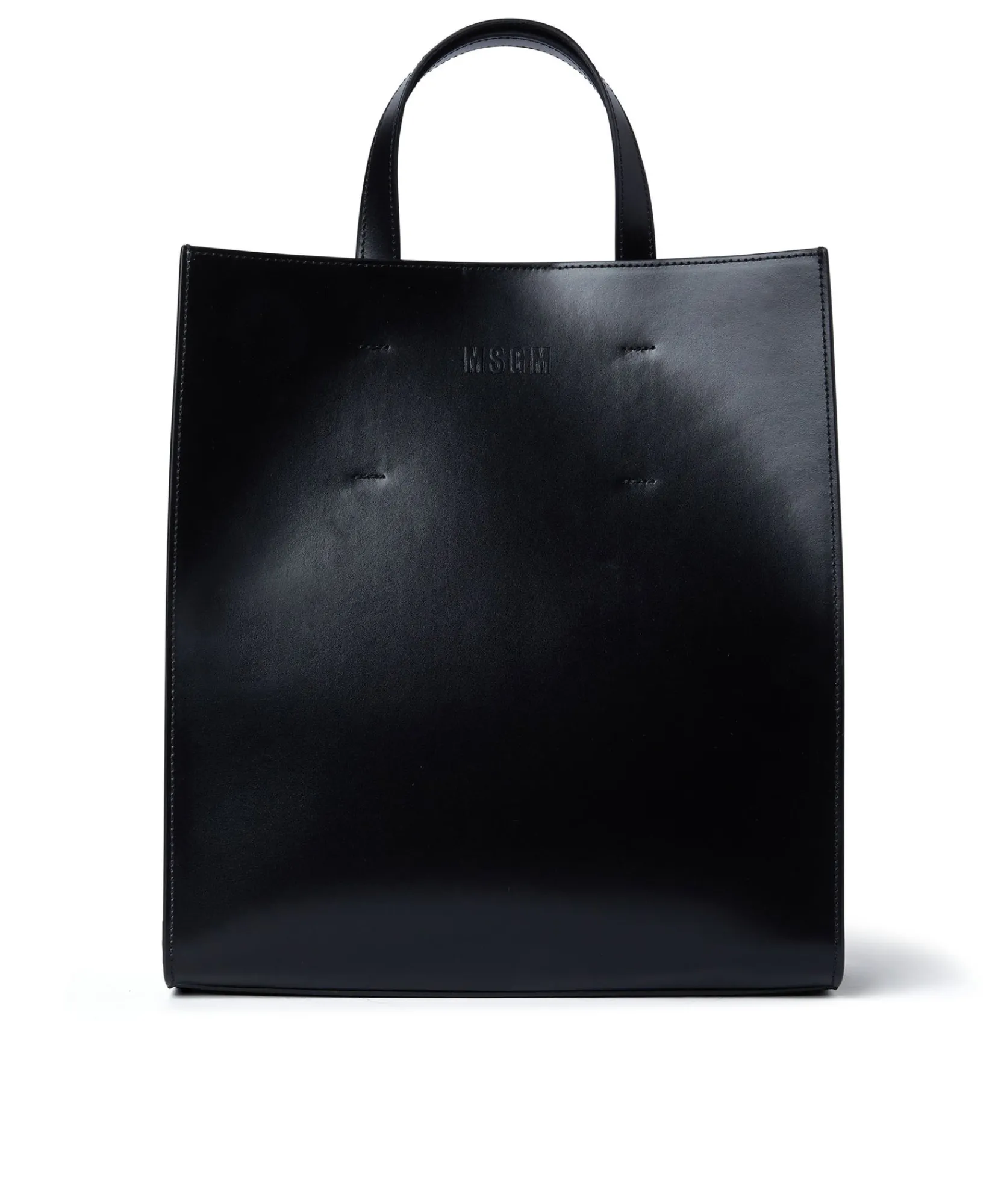 Tote Bag In Ecopelle Con Micrologo Embossed^MSGM Best