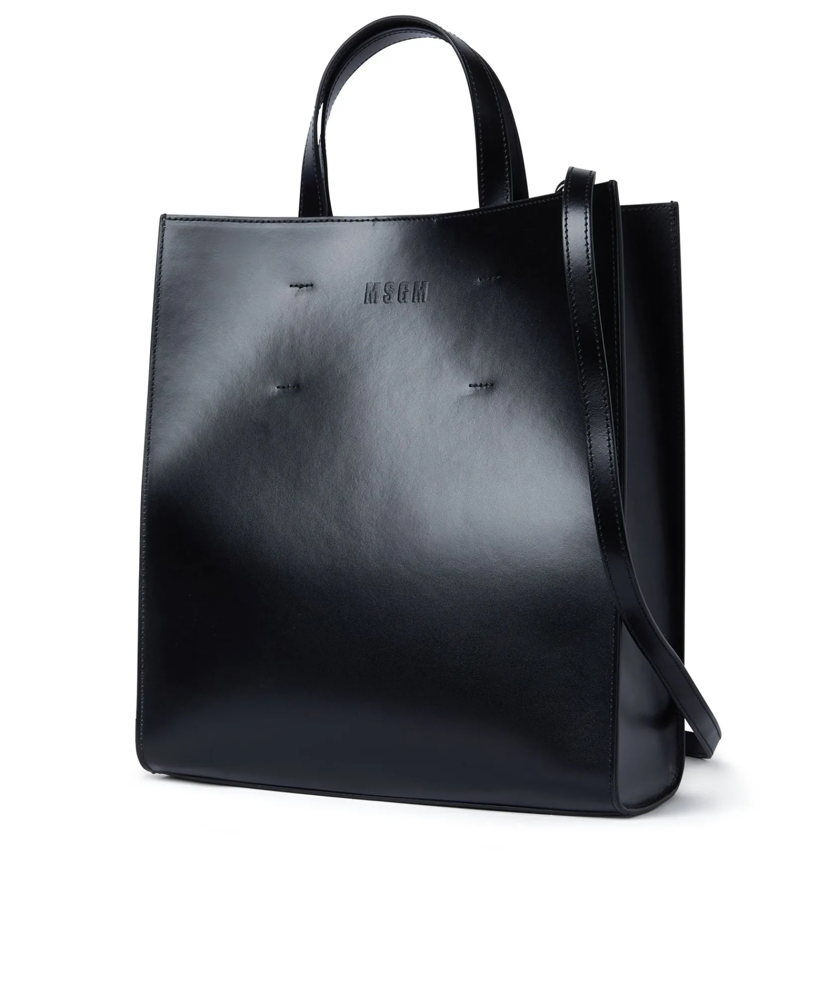 Tote Bag In Ecopelle Con Micrologo Embossed^MSGM Best