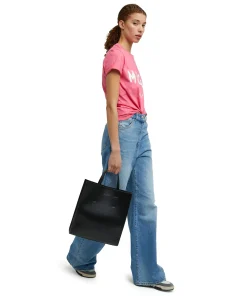 Tote Bag In Ecopelle Con Micrologo Embossed^MSGM Best