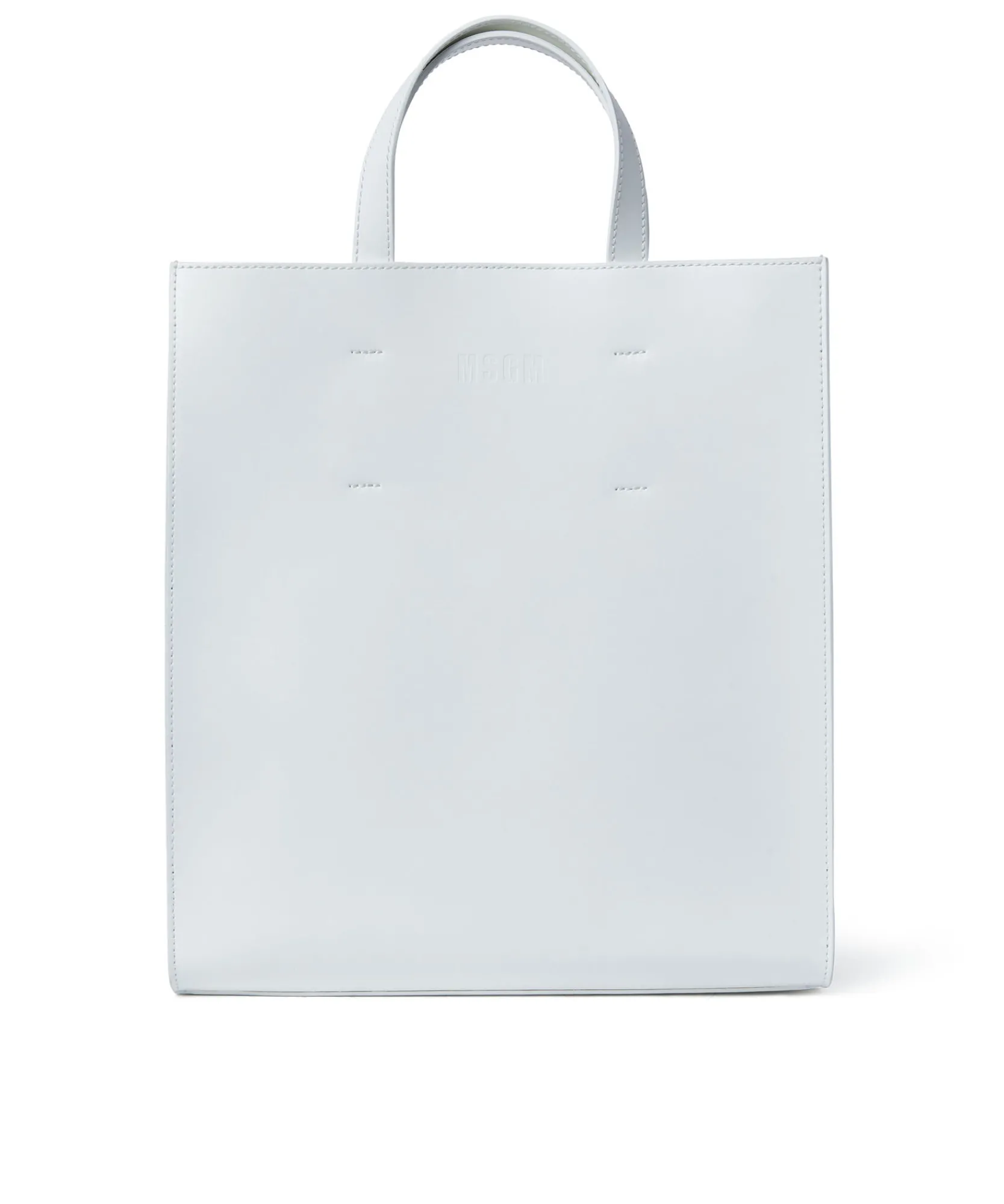 Tote Bag In Ecopelle Con Micrologo Embossed^MSGM Hot