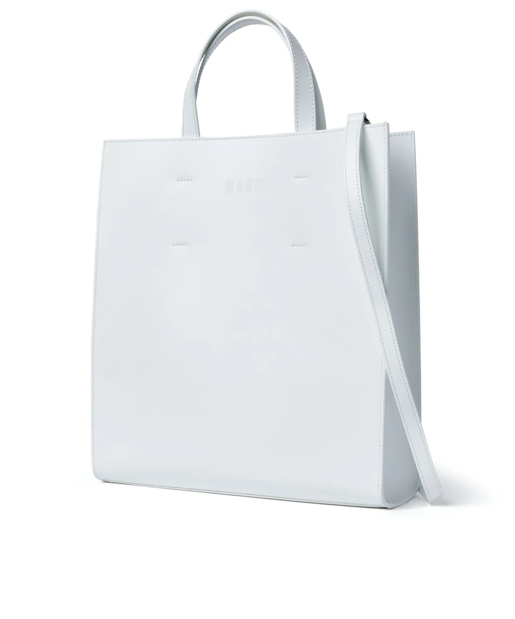 Tote Bag In Ecopelle Con Micrologo Embossed^MSGM Hot