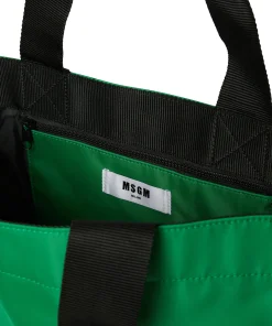 Tote In Nylon Signature Con Logo Pennellato^MSGM Cheap