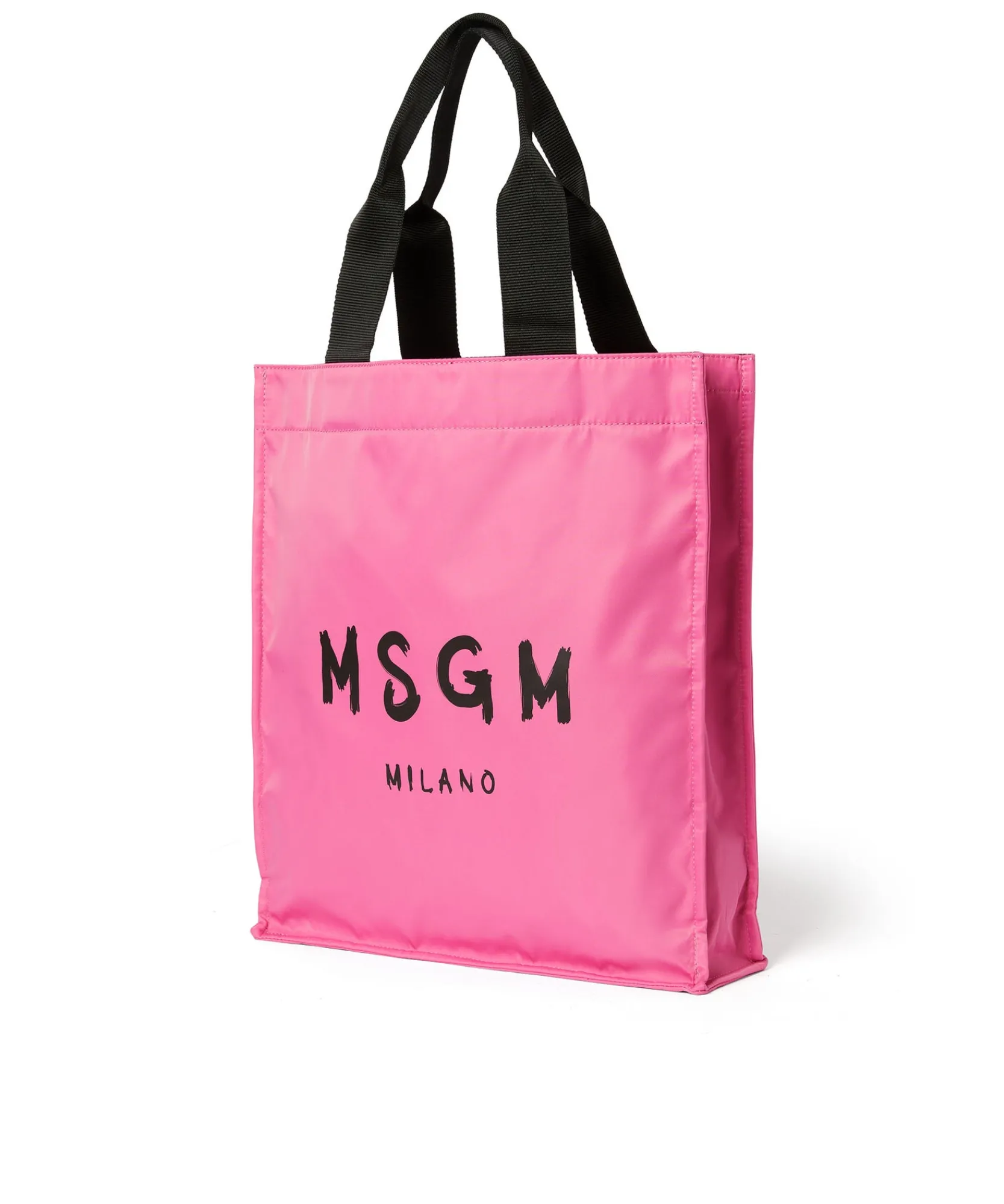 Tote In Nylon Signature Con Logo Pennellato^MSGM Shop