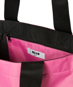 Tote In Nylon Signature Con Logo Pennellato^MSGM Shop