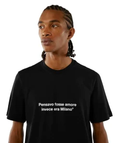 T-Shirt Girocollo Con Quote 