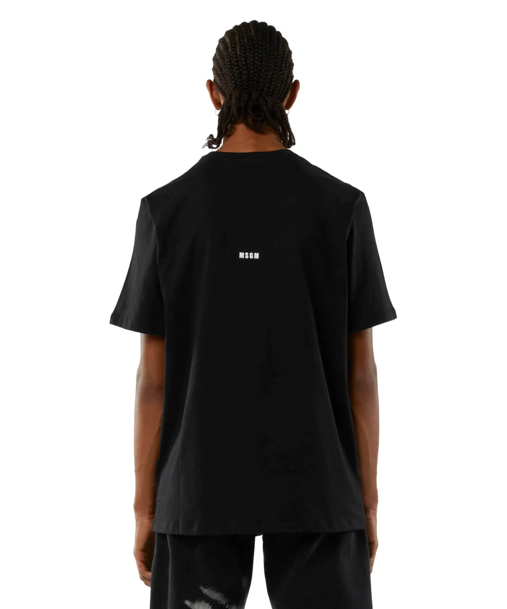 T-Shirt Girocollo Con Quote "Non So Dovema Insieme"^MSGM Sale