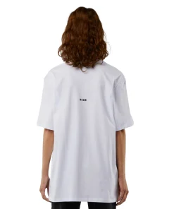 T-Shirt Girocollo Con Quote 