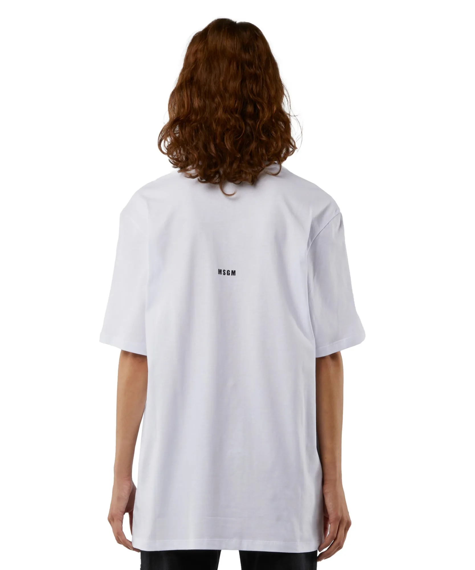 T-Shirt Girocollo Con Quote "Sorridi Sempre"^MSGM Discount