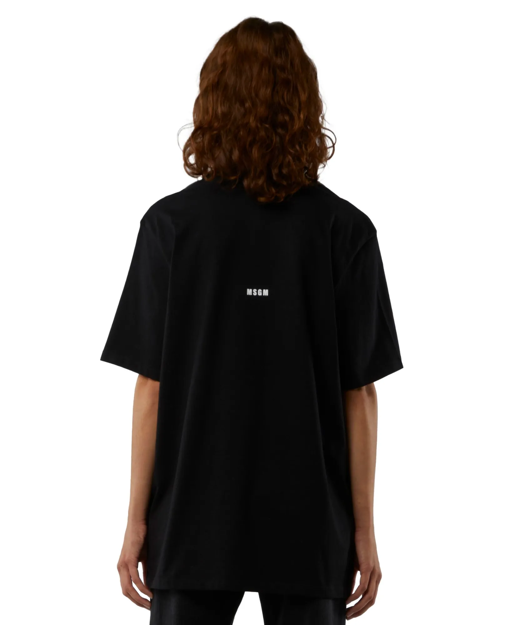 T-Shirt Girocollo Con Quote "Never Look Back It'S All Ahead"^MSGM Shop