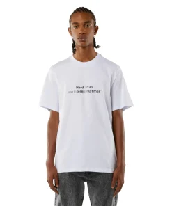 T-Shirt Girocollo Con Quote 