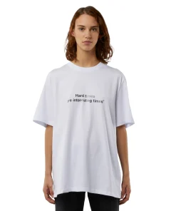 T-Shirt Girocollo Con Quote 