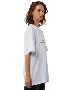 T-Shirt Girocollo Con Quote 