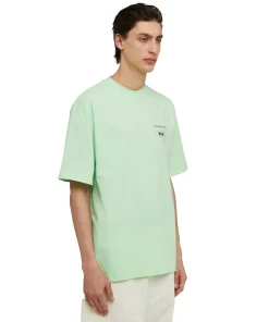 T-Shirt Girocollo In Cotone Organico Della Capsule Fantastic Green^MSGM Outlet