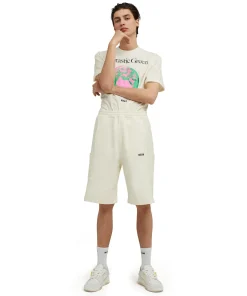 T-Shirt Girocollo In Cotone Organico Della Capsule Fantastic Green^MSGM Fashion