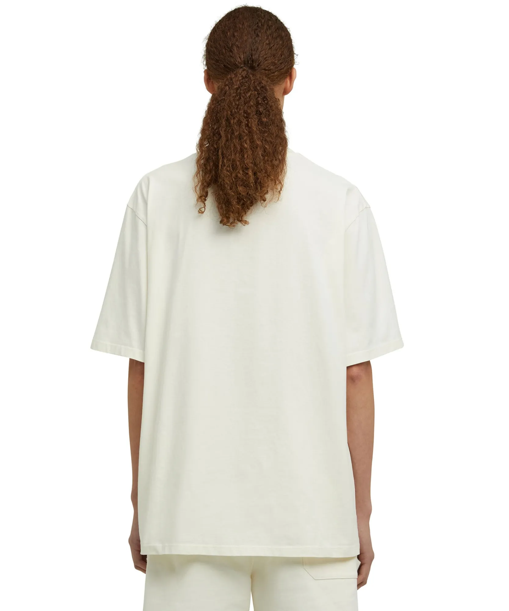 T-Shirt Girocollo In Cotone Organico Della Capsule Fantastic Green^MSGM Fashion