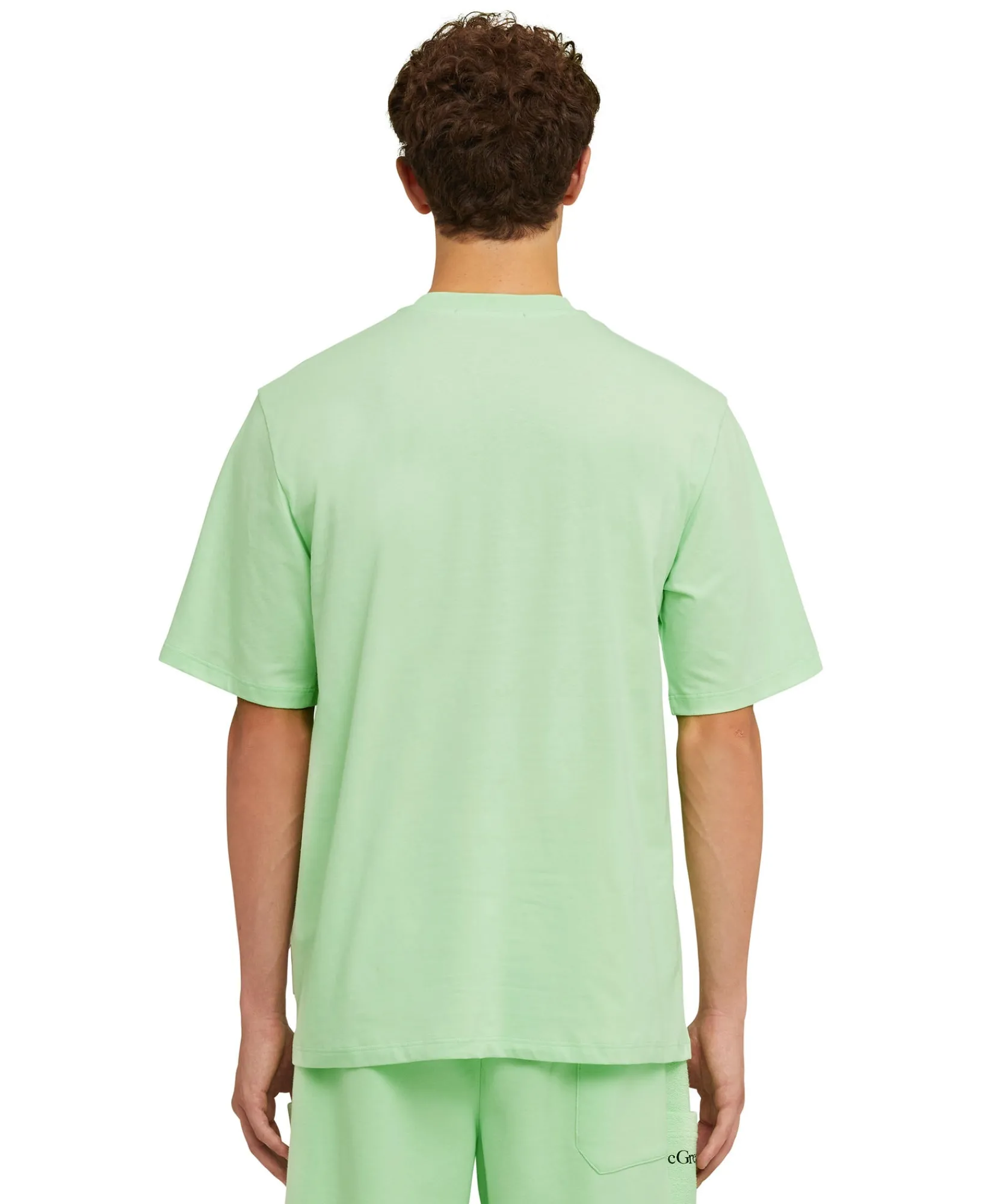 T-Shirt Girocollo In Cotone Organico Della Capsule Fantastic Green^MSGM Online