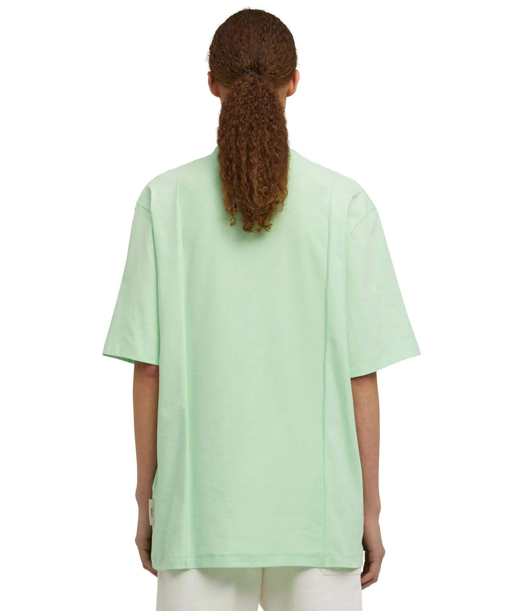 T-Shirt Girocollo In Cotone Organico Della Capsule Fantastic Green^MSGM Cheap