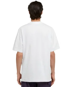 T-Shirt Girocollo In Cotone Con Nuovo Logo Pennellato^MSGM Best