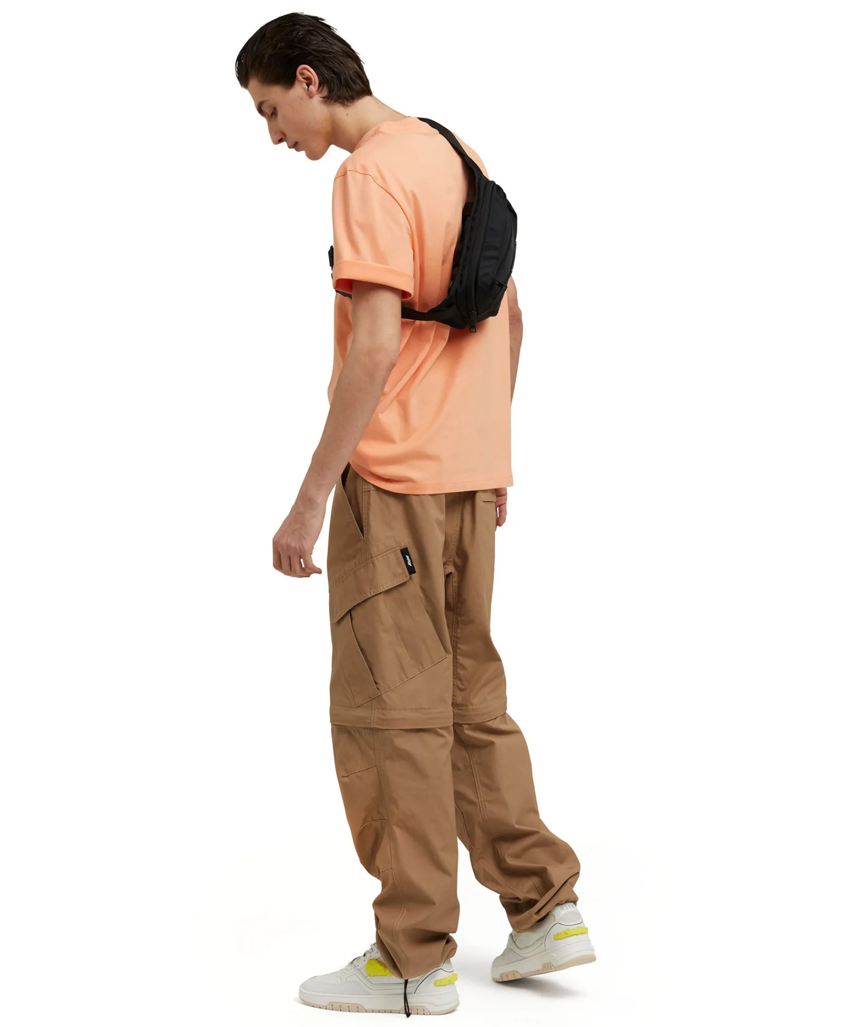 T-Shirt Girocollo In Cotone Con Micro Logo ^MSGM Hot