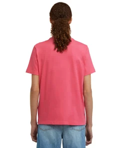 T-Shirt Girocollo In Cotone Con Logo Pennellato^MSGM Shop