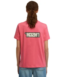 T-Shirt Girocollo In Cotone Con Logo