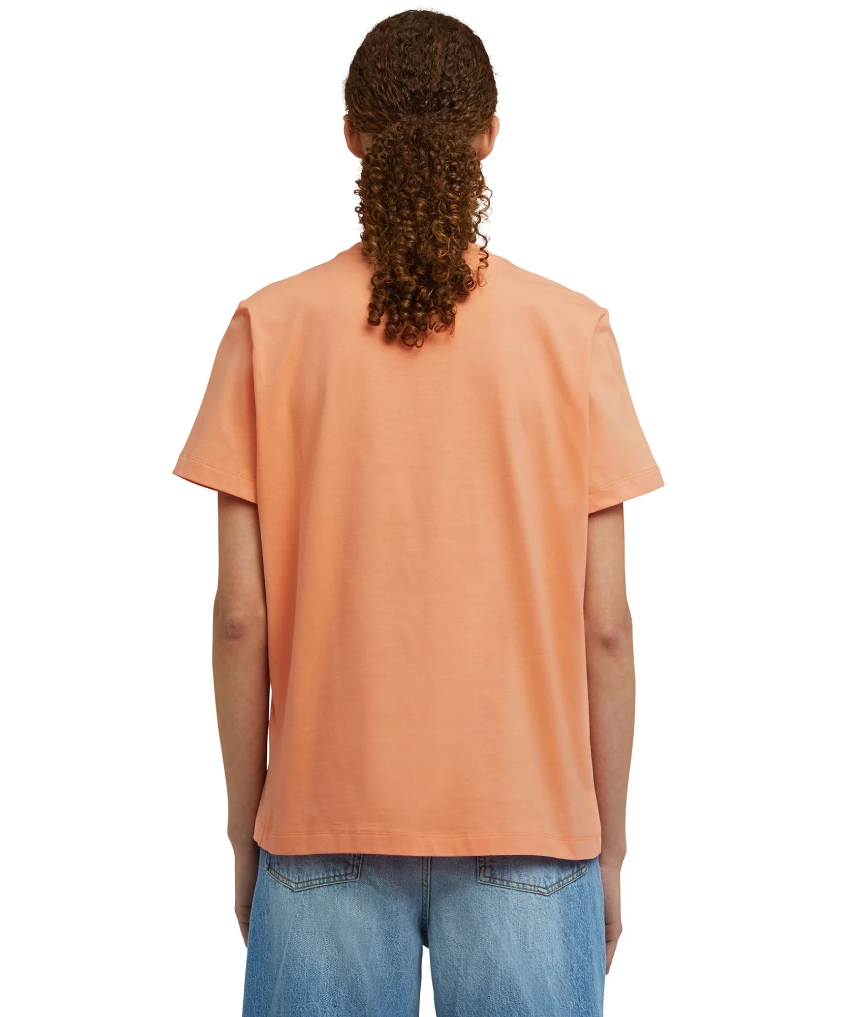 T-Shirt Girocollo In Cotone Con Logo ^MSGM Clearance