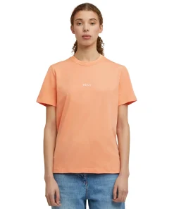 T-Shirt Girocollo In Cotone Con Micro Logo ^MSGM Online