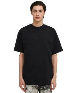T-Shirt Girocollo In Cotone Con Stampa