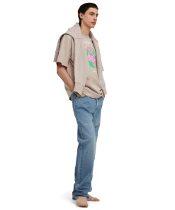 T-Shirt Girocollo In Cotone Organico Della Capsule Fantastic Green^MSGM Store
