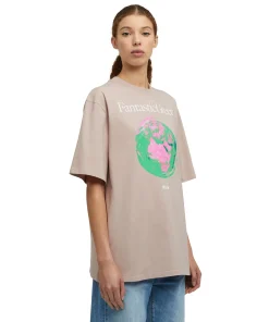 T-Shirt Girocollo In Cotone Organico Della Capsule Fantastic Green^MSGM Store