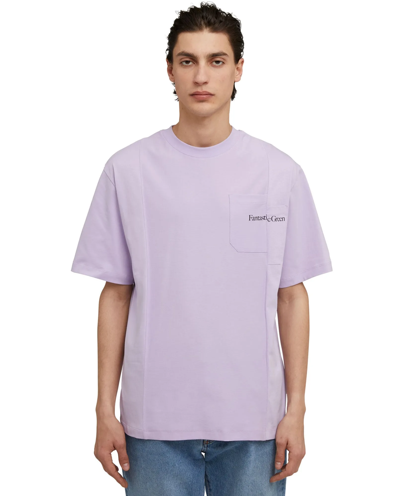 T-Shirt Girocollo In Cotone Organico Della Capsule Fantastic Green^MSGM Cheap