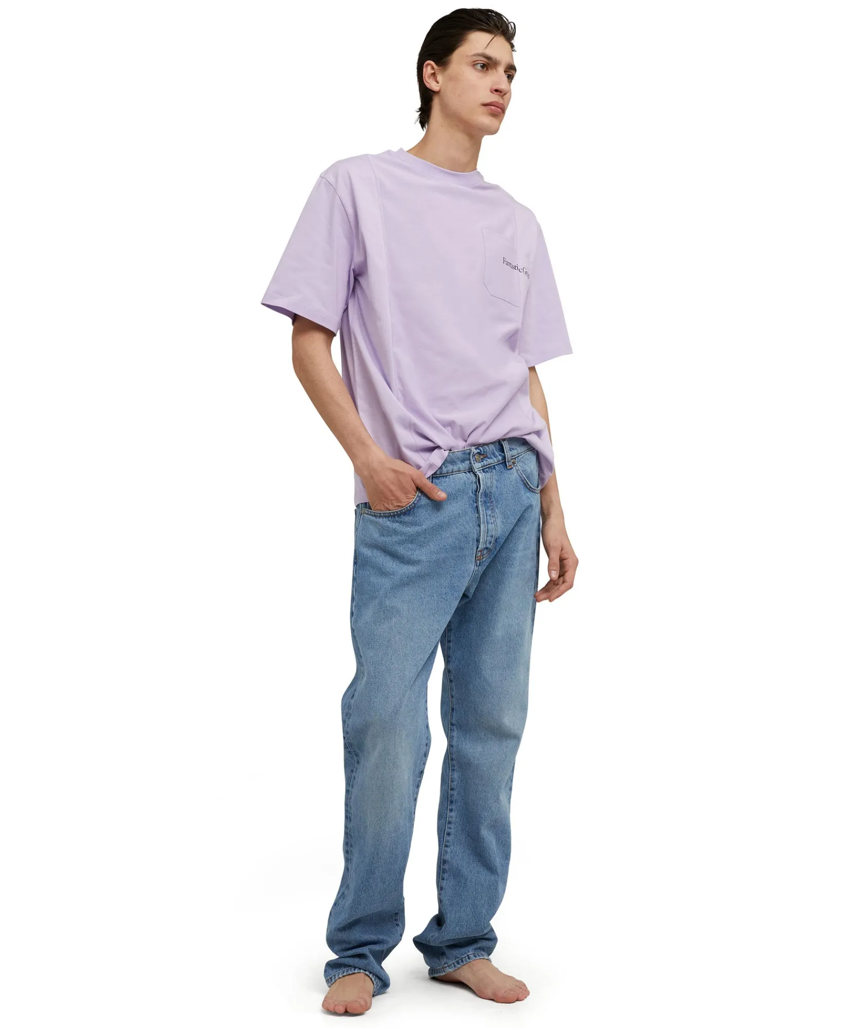 T-Shirt Girocollo In Cotone Organico Della Capsule Fantastic Green^MSGM Cheap