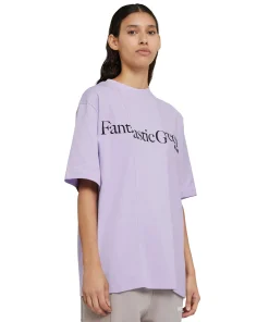 T-Shirt Girocollo In Cotone Organico Della Capsule Fantastic Green^MSGM Discount