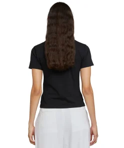 T-Shirt Girocollo In Cotone Con Stampa^MSGM Shop