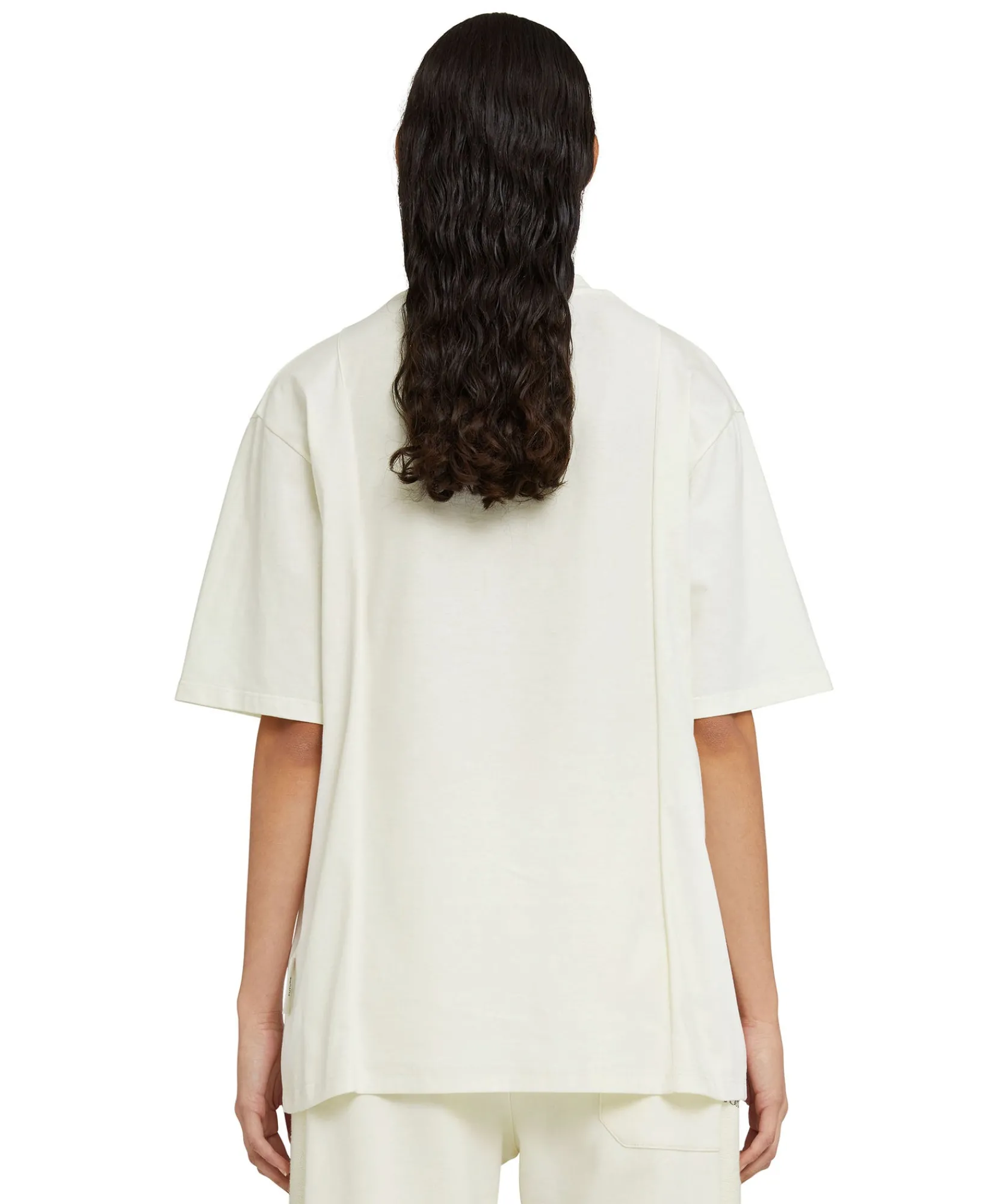 T-Shirt Girocollo In Cotone Organico Della Capsule Fantastic Green^MSGM New