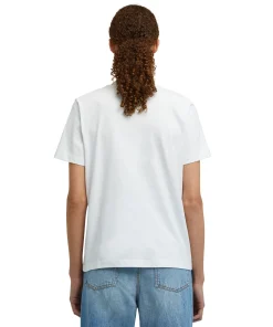 T-Shirt Girocollo In Cotone Con Micro Logo ^MSGM Shop