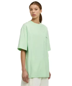 T-Shirt Girocollo In Cotone Organico Della Capsule Fantastic Green^MSGM New