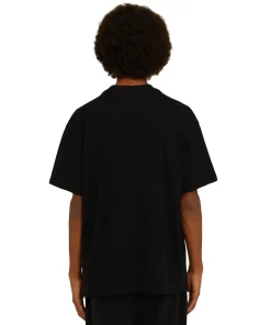 T-Shirt Girocollo In Cotone Con Nuovo Logo Pennellato^MSGM Cheap