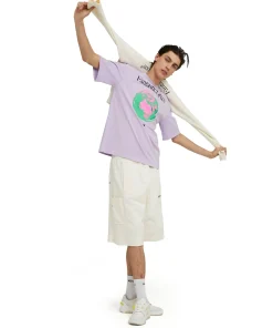 T-Shirt Girocollo In Cotone Organico Della Capsule Fantastic Green^MSGM Flash Sale