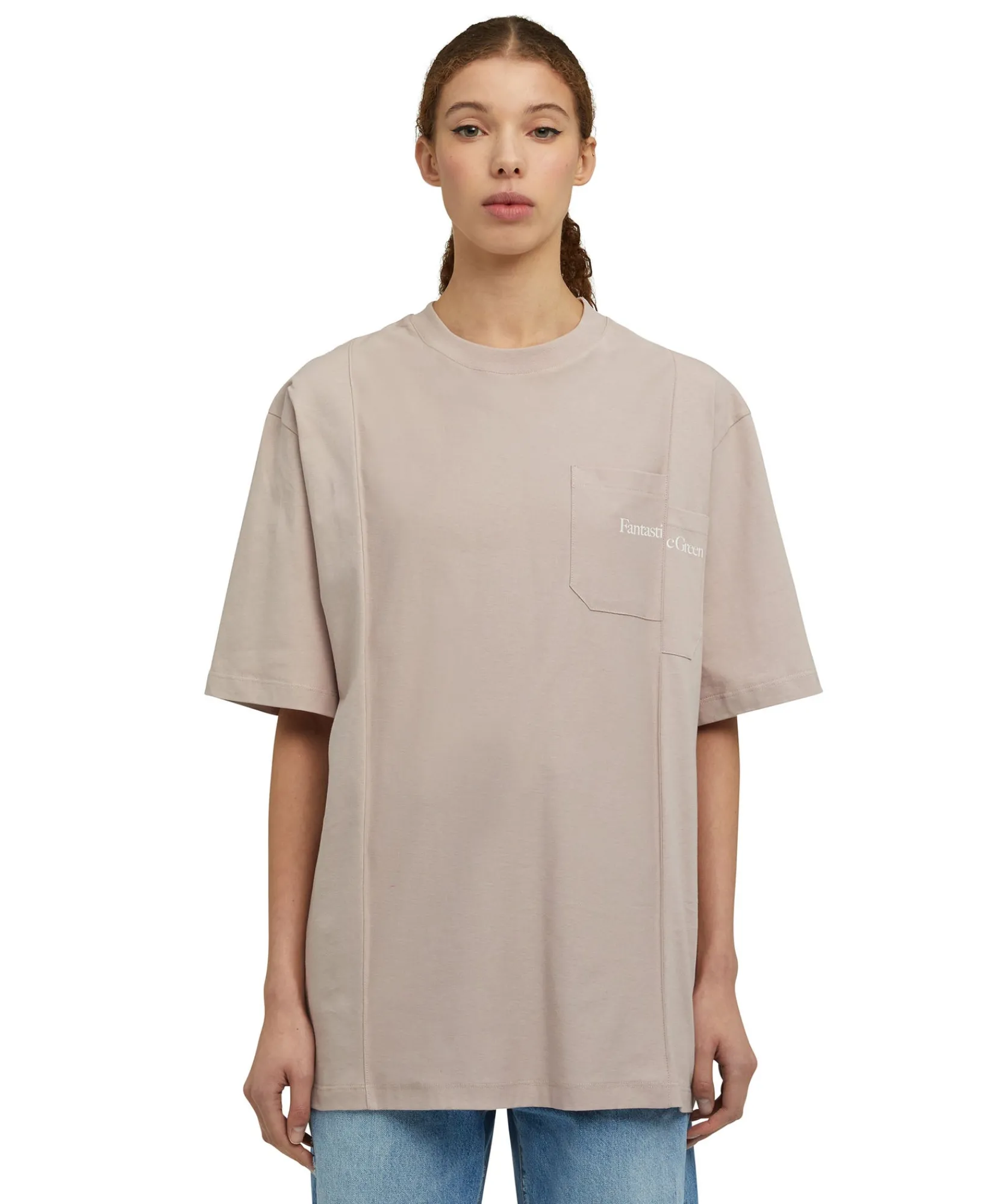 T-Shirt Girocollo In Cotone Organico Della Capsule Fantastic Green^MSGM Online